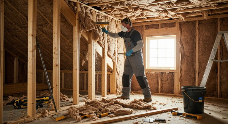 Wet Insulation Removal in Your Attic