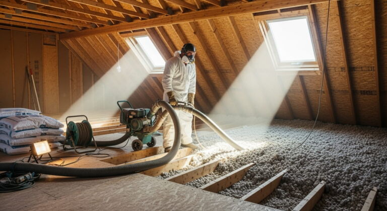 Attic Insulation for a Calgary Home